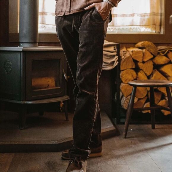 Taylor Stitch The Slim Foundation Pant in Espresso Cord Corduroy Pants Size 36 - Picture 1 of 8